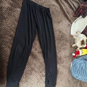 Kids Black Jogger Pants